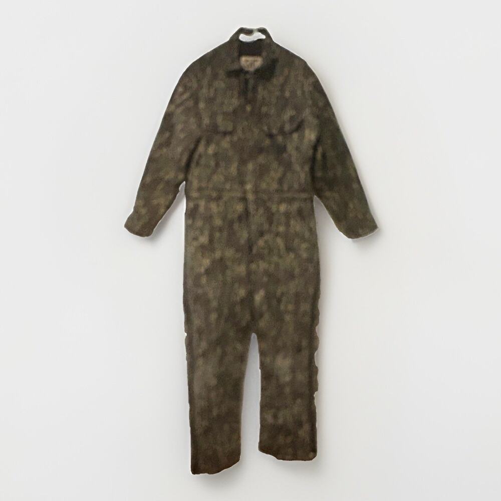 GunFlint Men’s Mossy Oak Camo Hunting Coveralls L Reg Cotton Made in USA